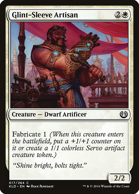 Kaladesh - 17 - Glint-Sleeve Artisan - Common - W - Non-foil
