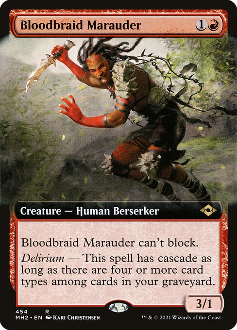 Modern Horizons 2 - 454 - Bloodbraid Marauder - Rare - R - Foil