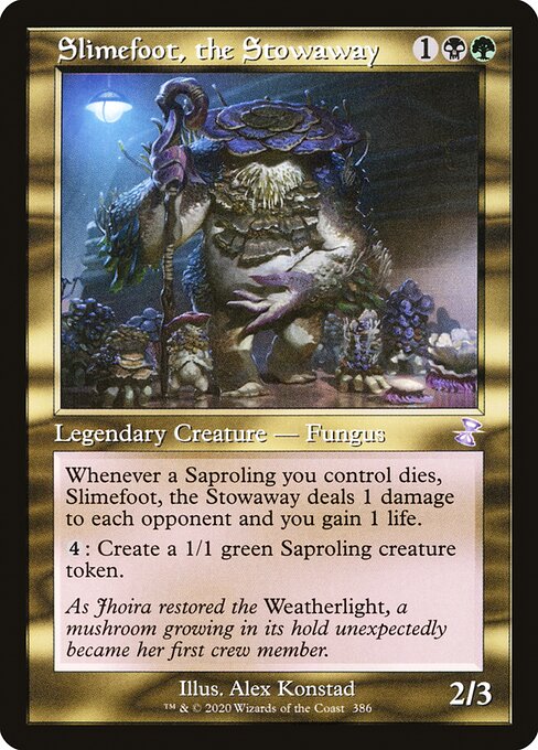 Time Spiral Remastered - 386 - Slimefoot, the Stowaway - Special - BG - Non-foil