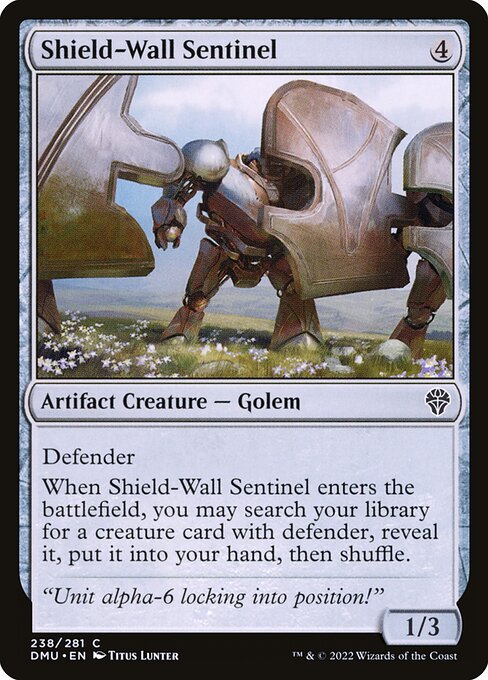 Dominaria United - 238 - Shield-Wall Sentinel - Common - C - Non-foil