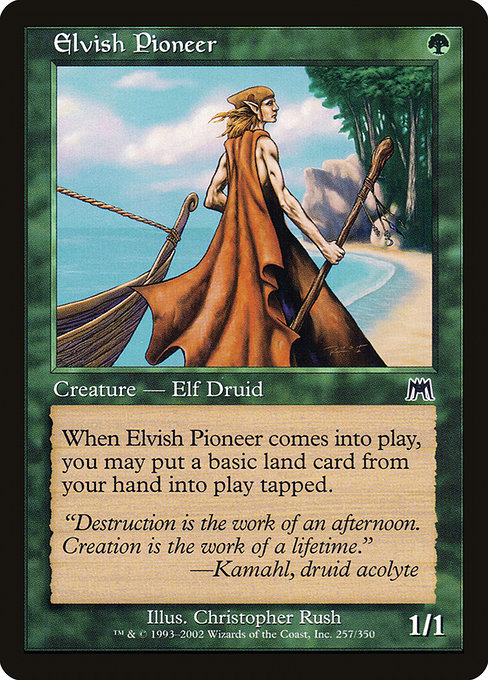 Onslaught - 257 - Elvish Pioneer - Common - G - Non-foil