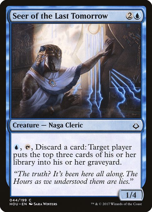 Hour of Devastation - 44 - Seer of the Last Tomorrow - Common - U - Non-foil
