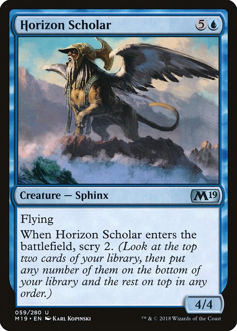 Core Set 2019 - 59 - Horizon Scholar - Uncommon - U - Non-foil