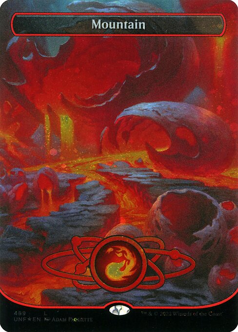 Unfinity - 489 - Mountain - Common - C - Galaxy Foil