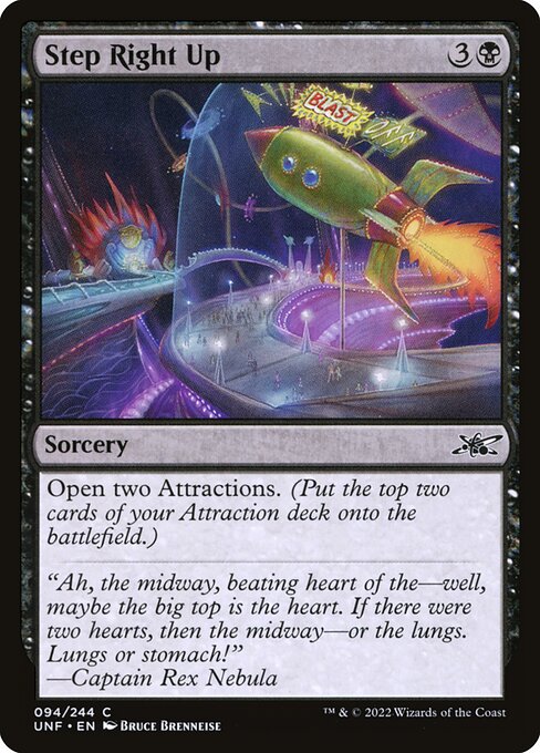 Unfinity - 94 - Step Right Up - Common - B - Foil