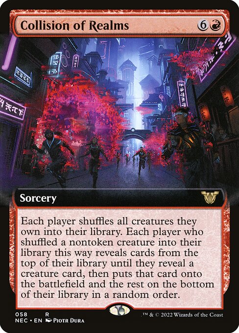 Neon Dynasty Commander - 58 - Collision of Realms - Rare - R - Non-foil