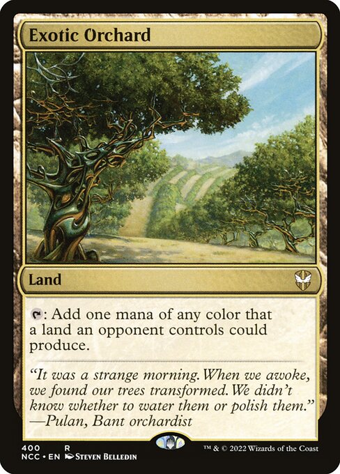 New Capenna Commander - 400 - Exotic Orchard - Rare - C - Non-foil