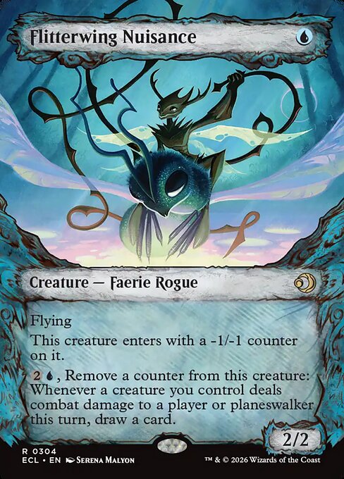 Lorwyn Eclipsed - 304 - Flitterwing Nuisance - Rare - U - Non-foil