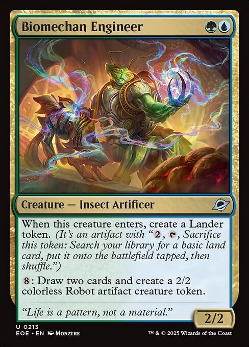 Edge of Eternities - 213 - Biomechan Engineer - Uncommon - UG - Non-foil