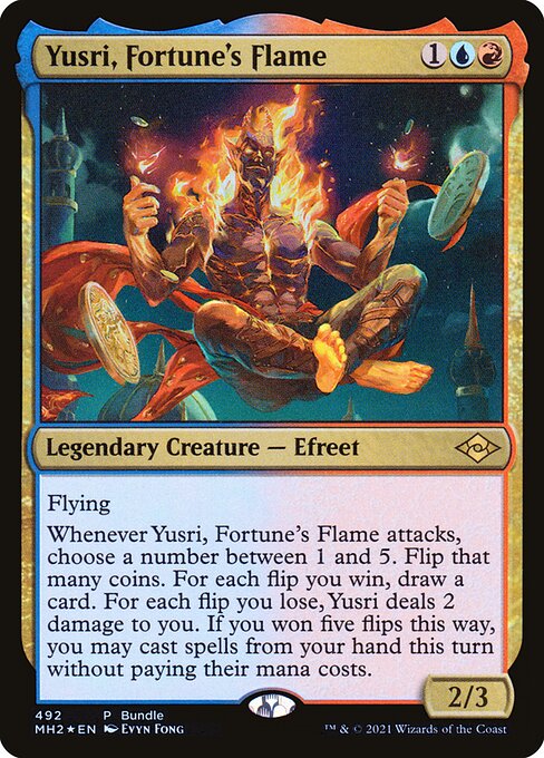 Modern Horizons 2 - 492 - Yusri, Fortune's Flame - Rare - UR - Foil