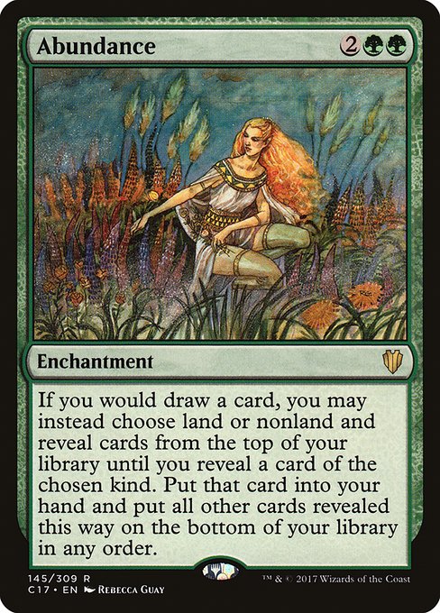 Commander 2017 - 145 - Abundance - Rare - G - Non-foil