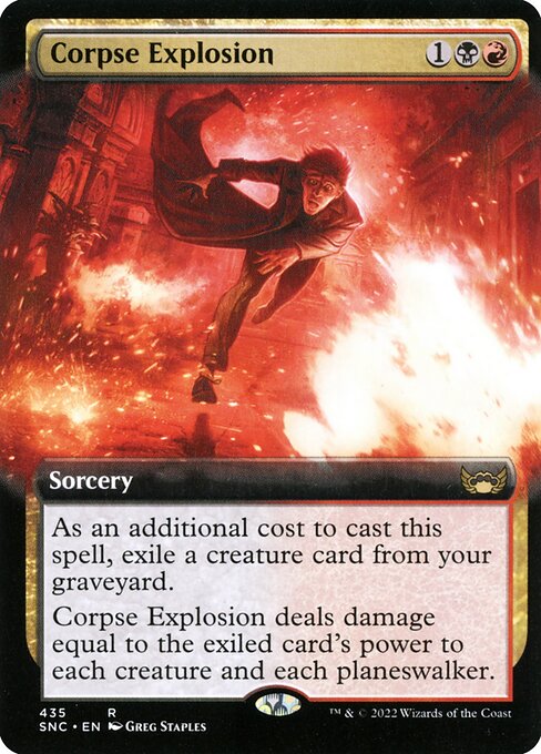 Streets of New Capenna - 435 - Corpse Explosion - Rare - BR - Non-foil