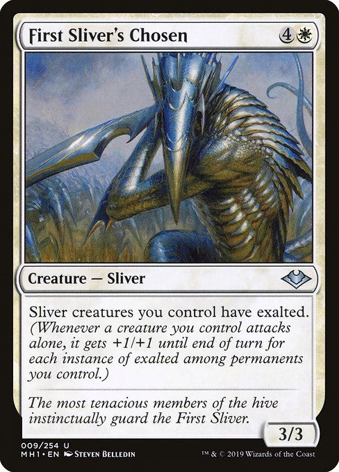 Modern Horizons - 9 - First Sliver's Chosen - Uncommon - W - Non-foil