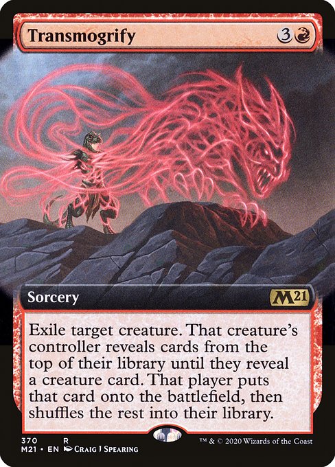 Core Set 2021 - 370 - Transmogrify - Rare - R - Non-foil