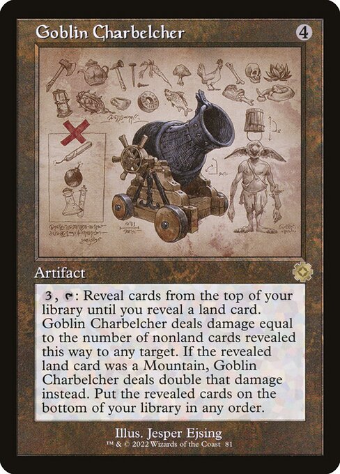 The Brothers' War Retro Artifacts - 81 - Goblin Charbelcher - Rare - C - Non-foil