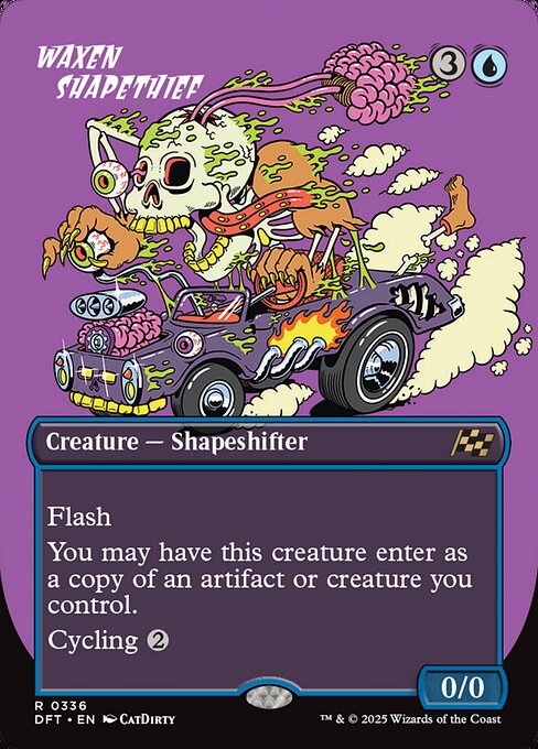 Aetherdrift - 336 - Waxen Shapethief - Rare - U - Non-foil