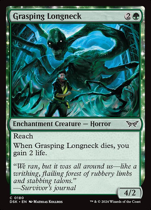 Duskmourn: House of Horror - 180 - Grasping Longneck - Common - G - Non-foil
