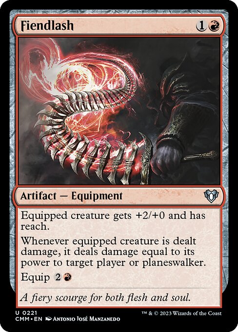 Commander Masters - 221 - Fiendlash - Uncommon - R - Non-foil