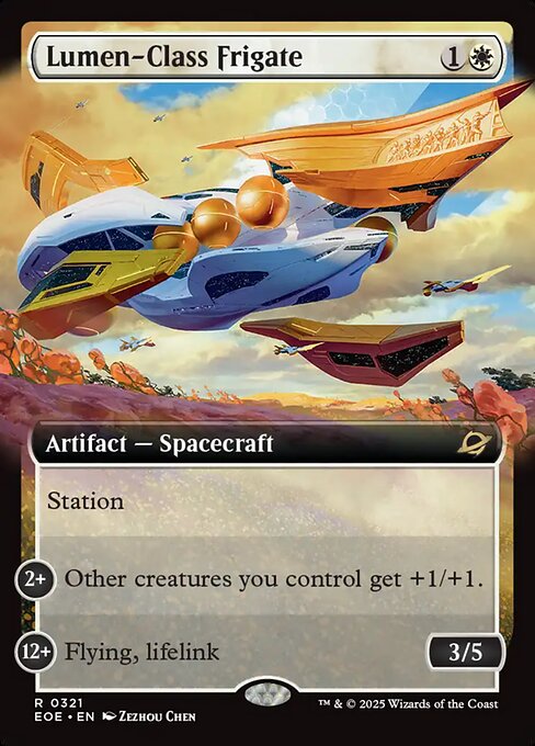 Edge of Eternities - 321 - Lumen-Class Frigate - Rare - W - Non-foil