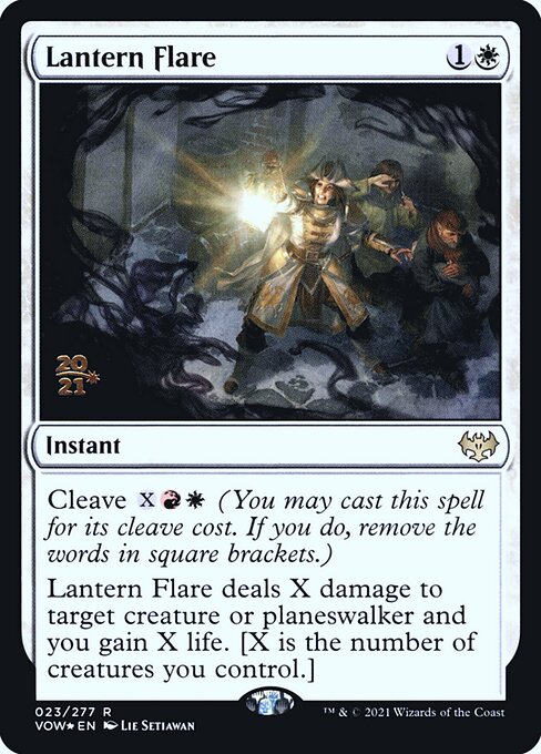 Innistrad: Crimson Vow Promos - 23s - Lantern Flare - Rare - W - Foil - Datestamped Promo
