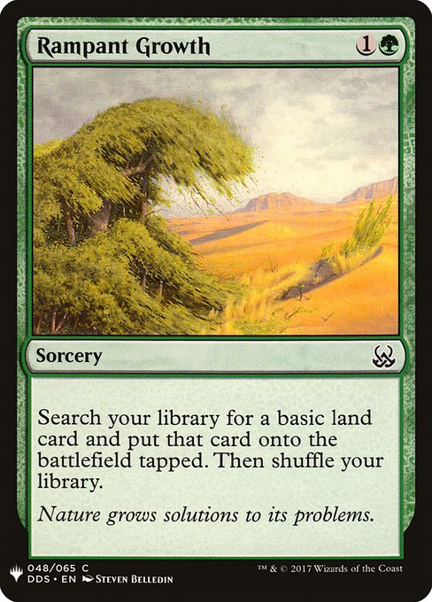 The List - DDS-48 - Rampant Growth - Common - G - Non-foil
