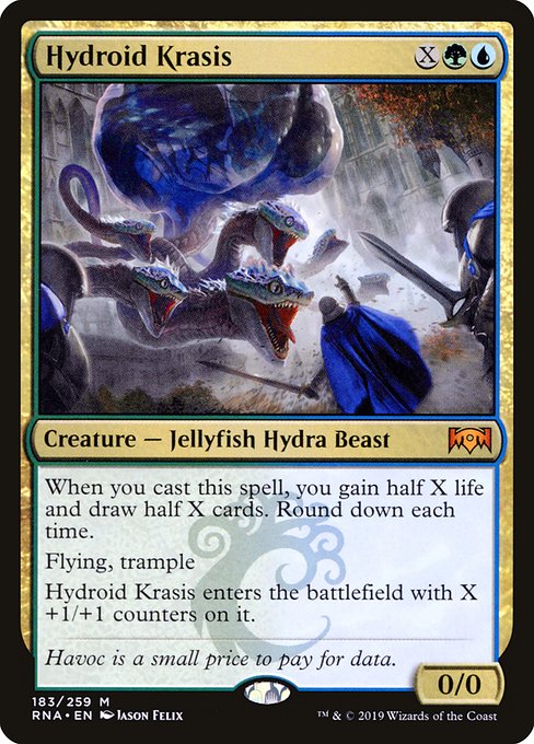 Ravnica Allegiance - 183 - Hydroid Krasis - Mythic - UG - Non-foil