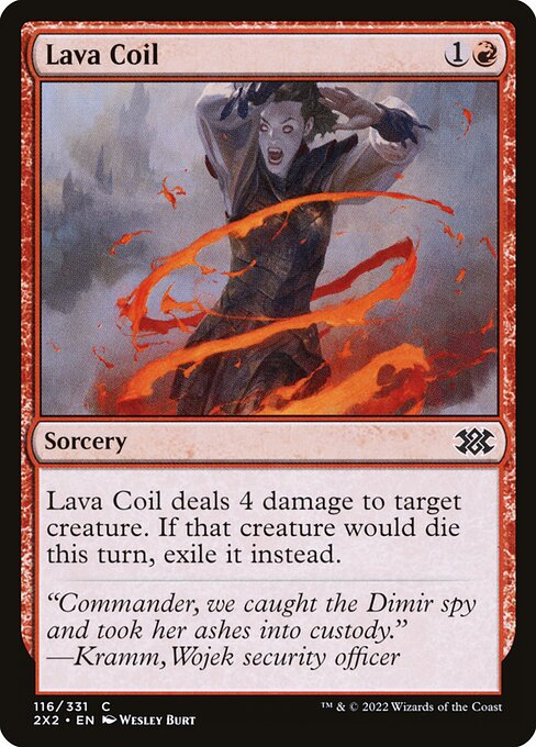 Double Masters 2022 - 116 - Lava Coil - Common - R - Non-foil