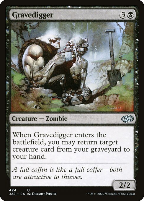 Jumpstart 2022 - 424 - Gravedigger - Uncommon - B - Non-foil