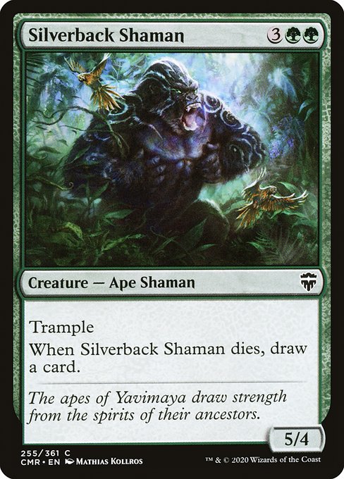 Commander Legends - 255 - Silverback Shaman - Common - G - Non-foil