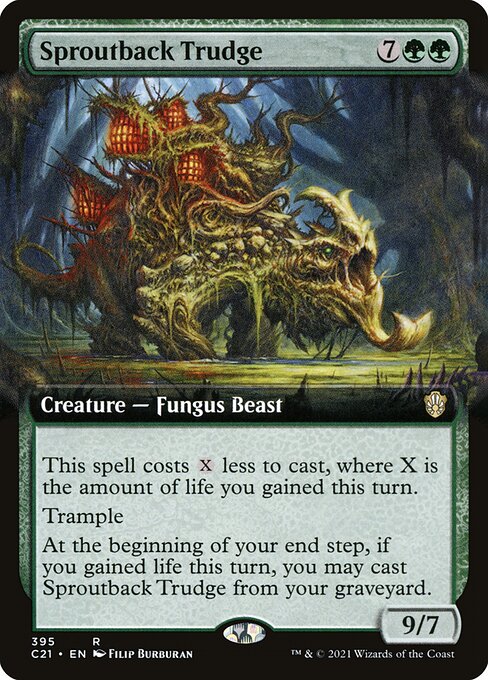 Commander 2021 - 395 - Sproutback Trudge - Rare - G - Non-foil