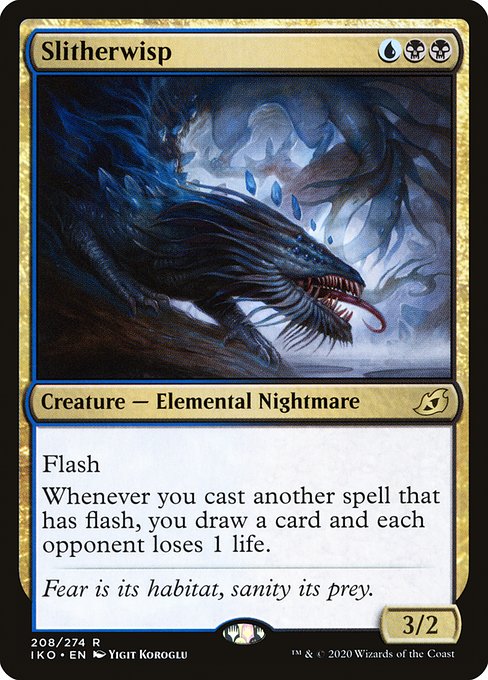 Ikoria: Lair of Behemoths - 208 - Slitherwisp - Rare - UB - Foil