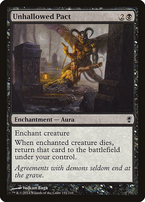 Conspiracy - 131 - Unhallowed Pact - Common - B - Non-foil