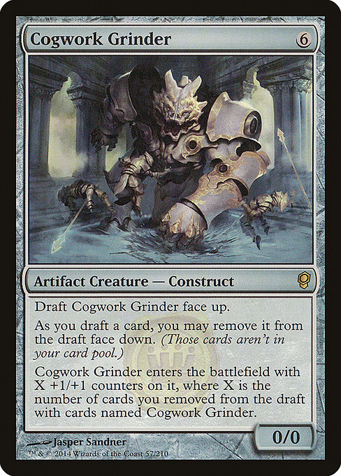 Conspiracy - 57 - Cogwork Grinder - Rare - C - Non-foil