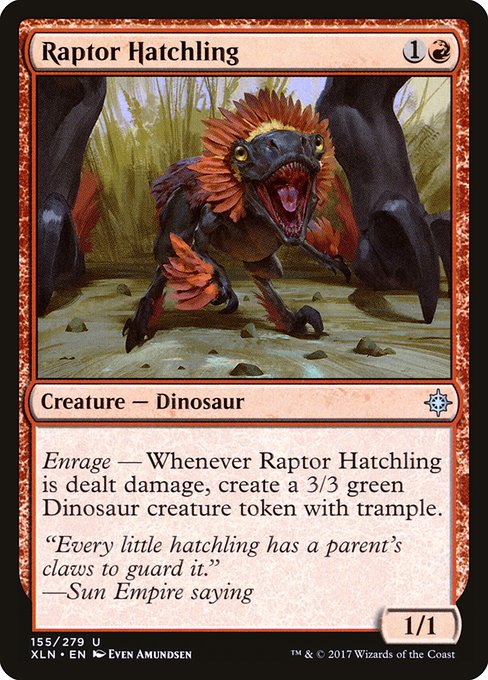 Ixalan - 155 - Raptor Hatchling - Uncommon - R - Non-foil