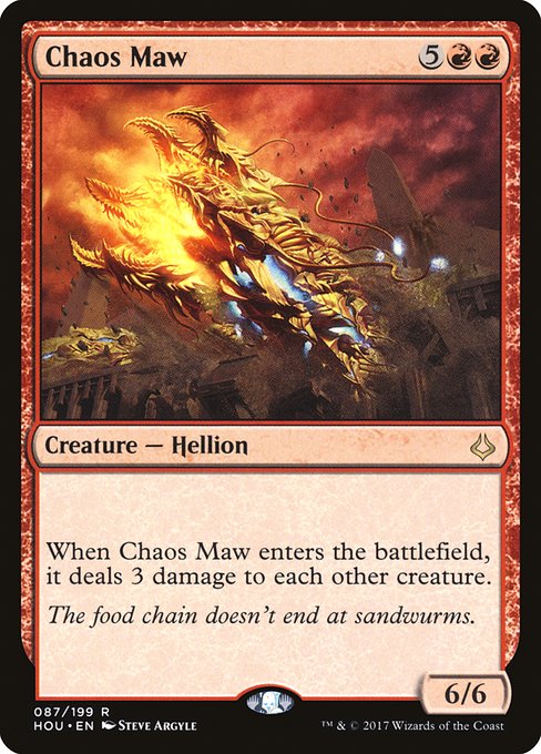 Hour of Devastation - 87 - Chaos Maw - Rare - R - Non-foil