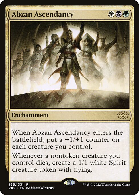 Double Masters 2022 - 165 - Abzan Ascendancy - Rare - Multi - Non-foil