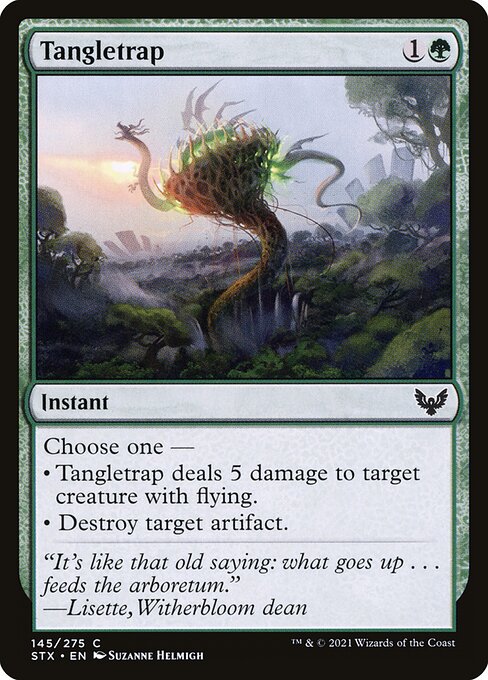 Strixhaven: School of Mages - 145 - Tangletrap - Common - G - Non-foil