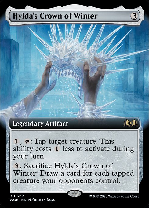 Wilds of Eldraine - 367 - Hylda's Crown of Winter - Rare - C - Foil