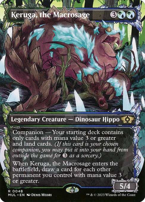 Multiverse Legends - 48 - Keruga, the Macrosage - Rare - UG - Foil