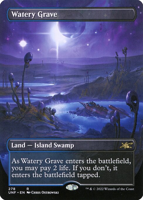 Unfinity - 278 - Watery Grave - Rare - C - Foil