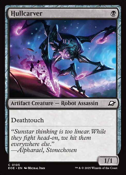 Edge of Eternities - 105 - Hullcarver - Common - B - Non-foil