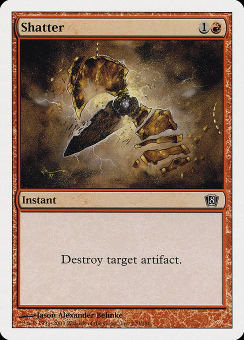 Eighth Edition - 220 - Shatter - Common - R - Non-foil
