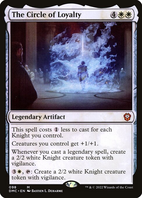 Dominaria United Commander - 98 - The Circle of Loyalty - Mythic - W - Non-foil