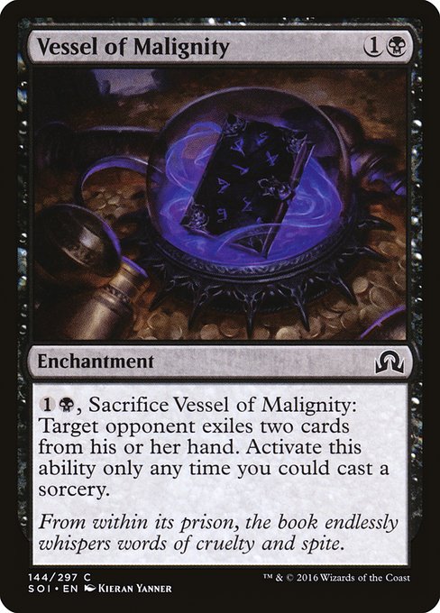 Shadows over Innistrad - 144 - Vessel of Malignity - Common - B - Non-foil