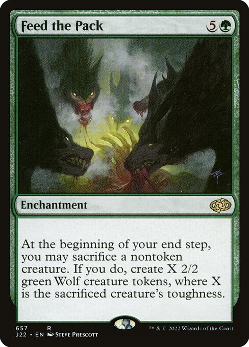 Jumpstart 2022 - 657 - Feed the Pack - Rare - G - Non-foil