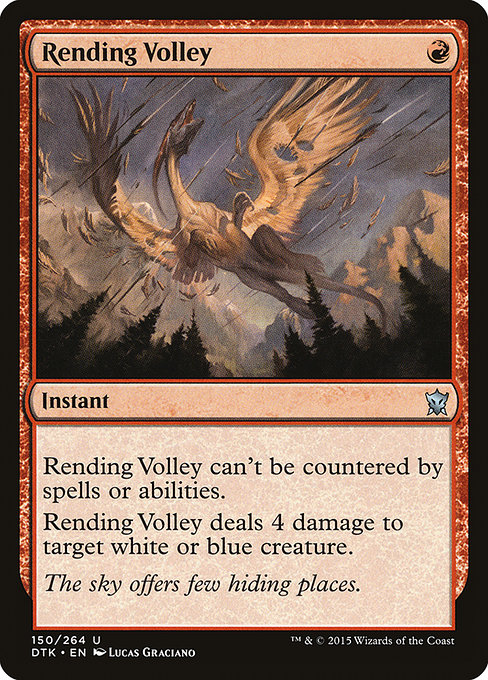 Dragons of Tarkir - 150 - Rending Volley - Uncommon - R - Non-foil