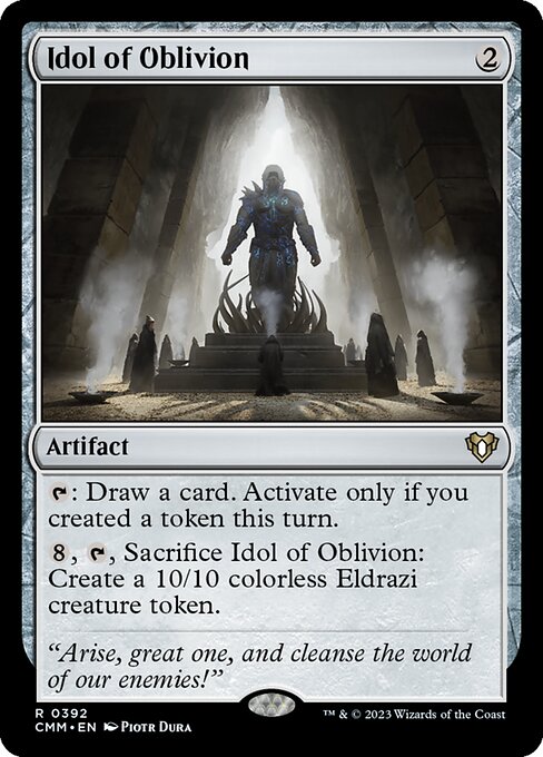 Commander Masters - 392 - Idol of Oblivion - Rare - C - Non-foil