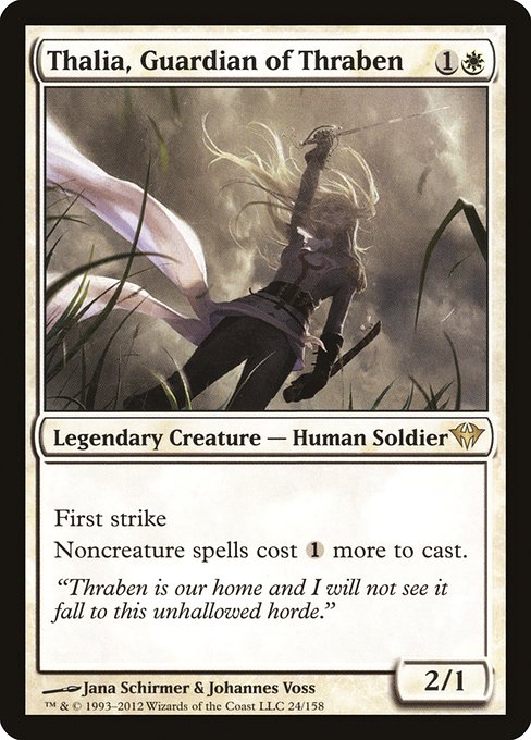 Dark Ascension - 24 - Thalia, Guardian of Thraben - Rare - W - Non-foil