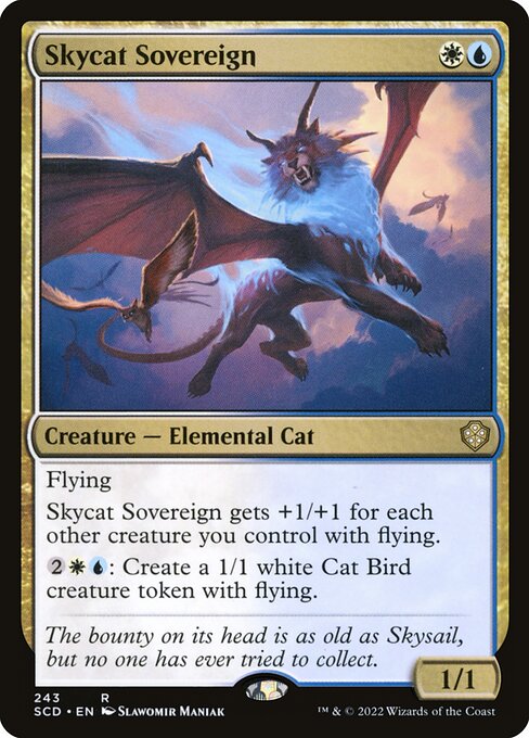 Starter Commander Decks - 243 - Skycat Sovereign - Rare - WU - Non-foil