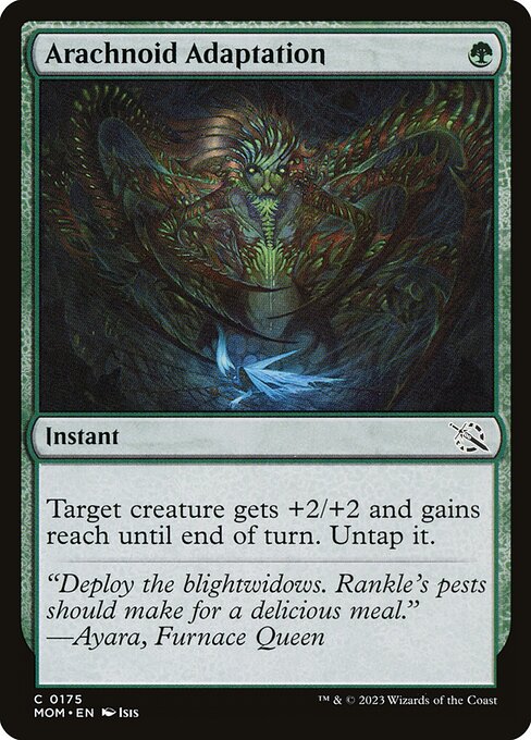 March of the Machine - 175 - Arachnoid Adaptation - Common - G - Foil